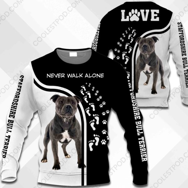 Staffordshire Bull Terrier - Never Walk Alone - 0489