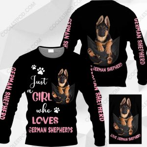 Just A Girl Who Loves German Shepherds In Pocket – M0402 - 251119