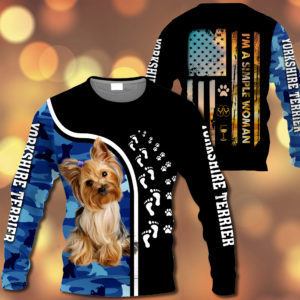 Yorkshire Terrier I'm A Simple Woman All Over Printed - M0402