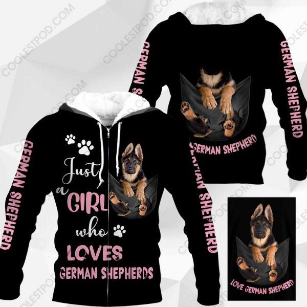 Just A Girl Who Loves German Shepherds In Pocket – M0402 - 251119