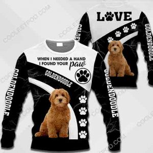 Goldendoodle – When I Needed A Hand I Found Your Paw – 0489 - 301119