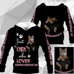 Just A Girl Who Loves European Shorthair Cats In Pocket – M0402 - 271119