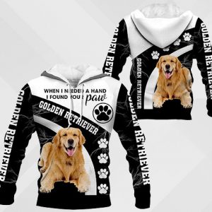 Golden Retriever - When I Needed A Hand I Found Your Paw - 0489
