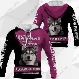 A Girl And Her Alaskan Malamute A Bond That Can't Be Broken-0489-251119