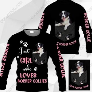 Just A Girl Who Loves Border Collie In Pocket – M0402 - 211119
