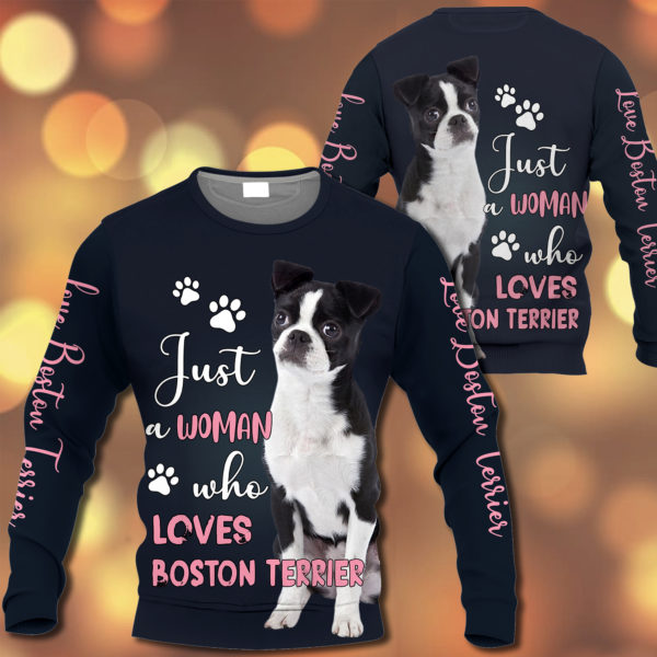 Boston Terrier-Just A Woman Who Love-0489-141119