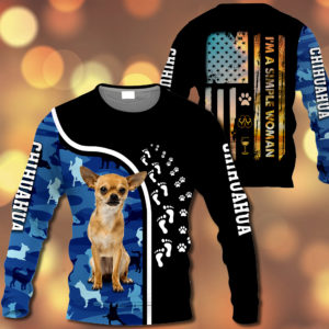 Chihuahua I'm A Simple Woman All Over Printed - M0402
