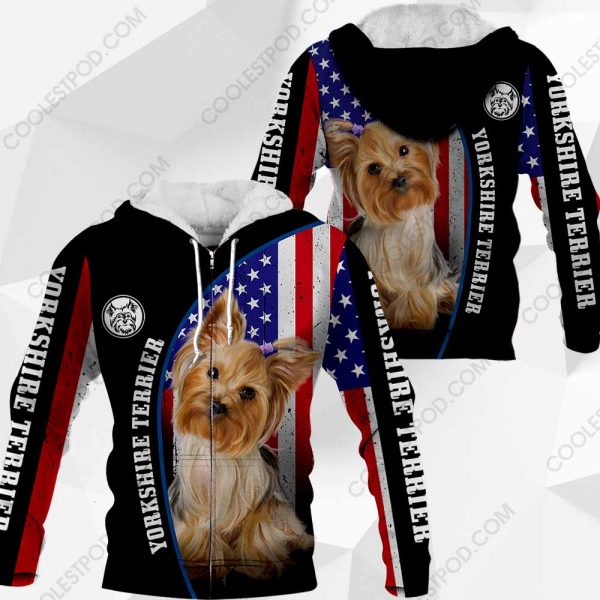 Yorkshire Terrier Flag All Over Printed  Vr2 - M0402 - 281119