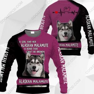 A Girl And Her Alaskan Malamute A Bond That Can't Be Broken-0489-251119