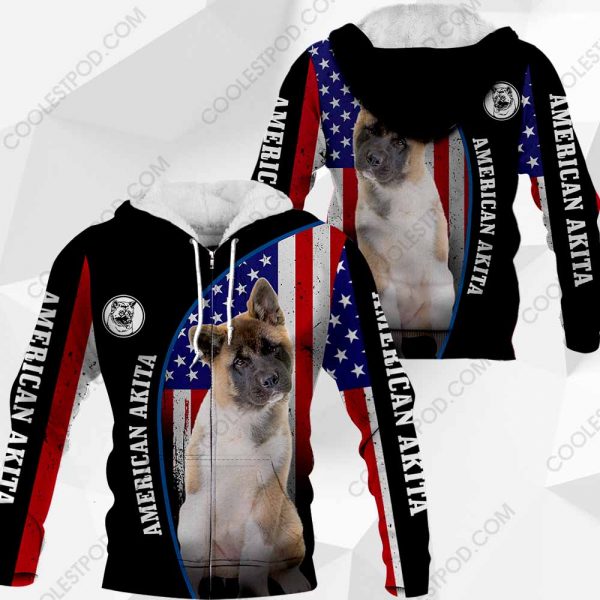 American Akita Flag All Over Printed  Vr2 - M0402 - 271119