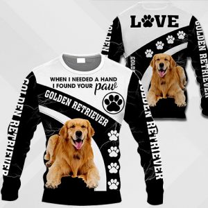 Golden Retriever - When I Needed A Hand I Found Your Paw - 0489