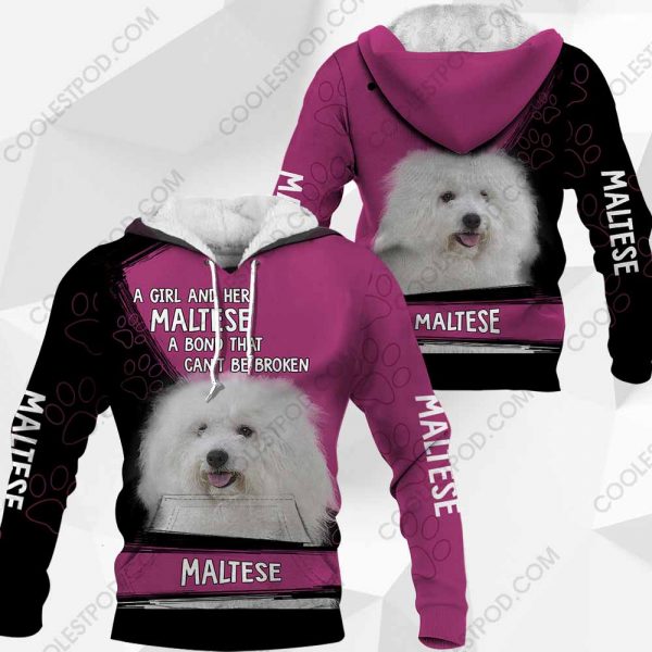 A Girl And Her Maltese A Bond That Can't Be Broken-0489-181119