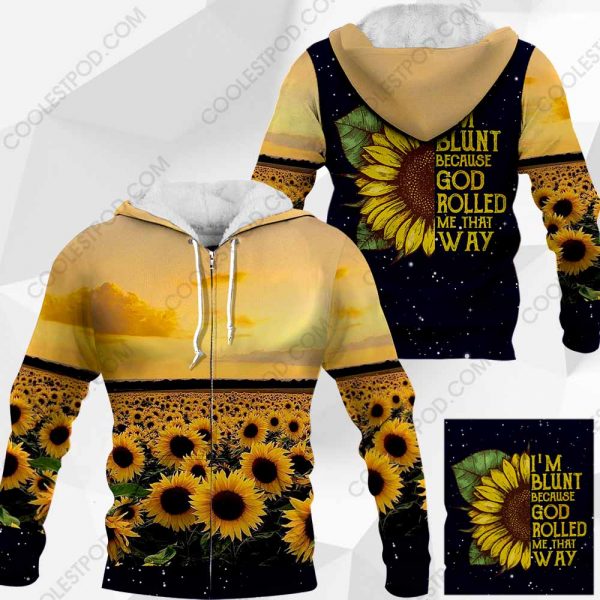 I'm Blunt Because God Rolled Me That Way Vr2 - Sunflower - M0402 - 291119