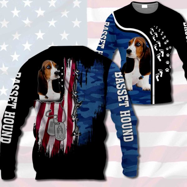 Basset Hound - Flag