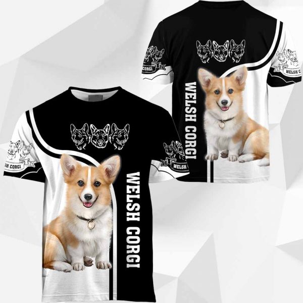 Welsh Corgi Over Print - 0489 - 191119