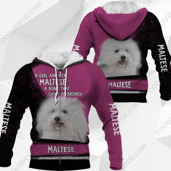 A Girl And Her Maltese A Bond That Can't Be Broken-0489-181119