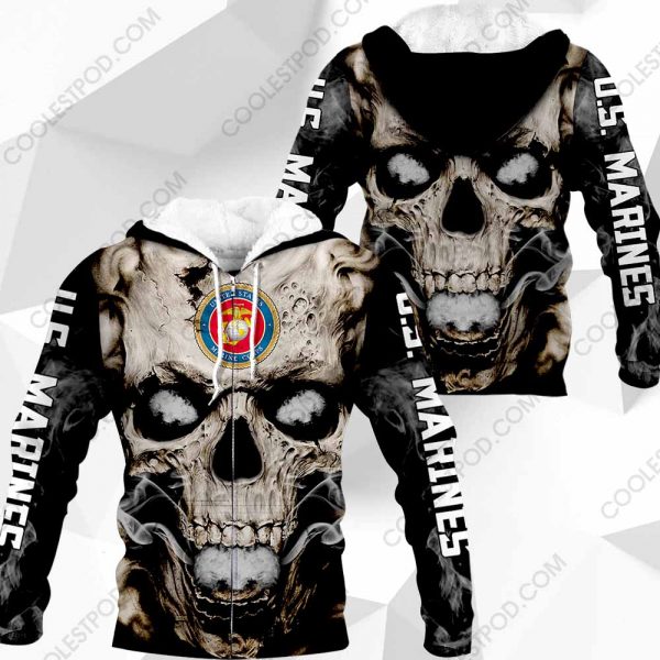 U.S. Marine - Veteran Skull - Vr3 - 271119