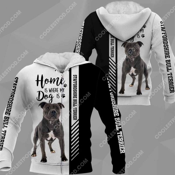 Staffordshire Bull Terrier - Home Is Where My Dog Is - 281119