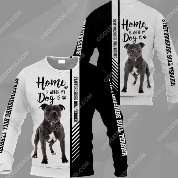 Staffordshire Bull Terrier - Home Is Where My Dog Is - 281119