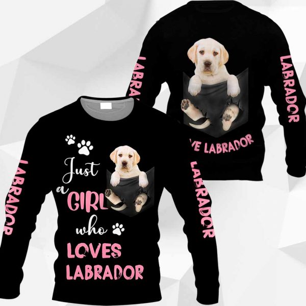 Just A Girl Who Loves Labrador In Pocket – M0402 - 211119