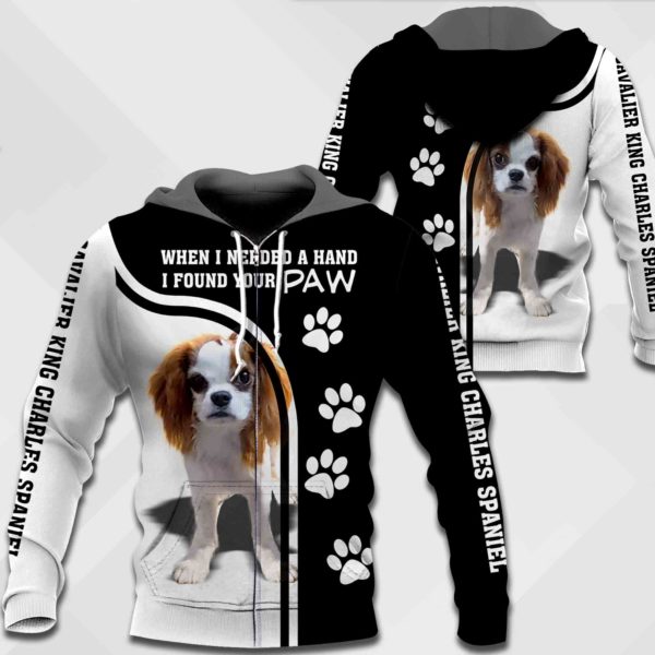 Cavalier King Charles Spaniel - When I Needed A Hand I Found Your Paw-1088