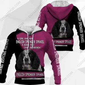 A Girl And Her English Springer Spaniel A Bond That Can't Be Broken-0489-251119