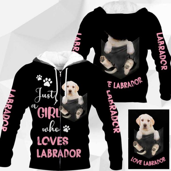 Just A Girl Who Loves Labrador In Pocket – M0402 - 211119