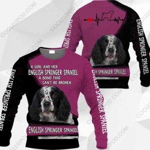 A Girl And Her English Springer Spaniel A Bond That Can't Be Broken-0489-251119
