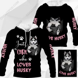 Just A Girl Who Loves Husky In Pocket – M0402 - 211119