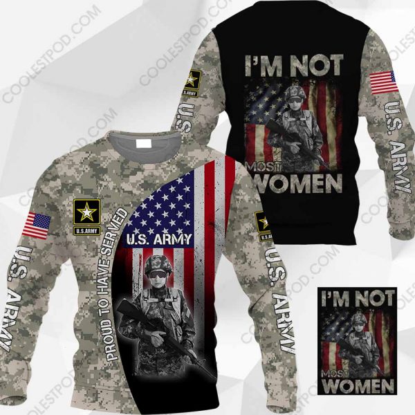 U.S. Army - I Am Not Most Women - Vr2 -1001-281119