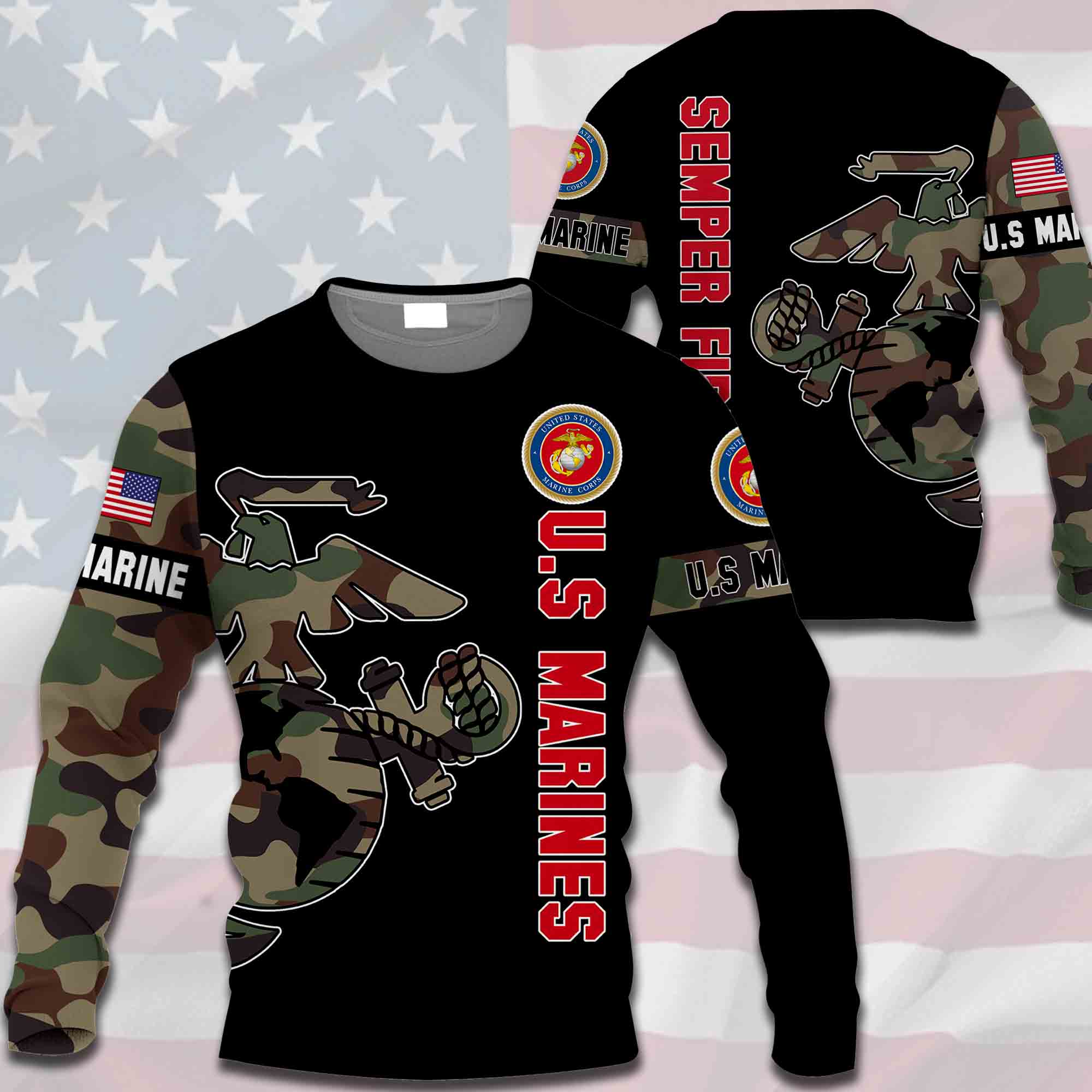 U.S. Marine – BDU Camo-121119 – CoolestPod