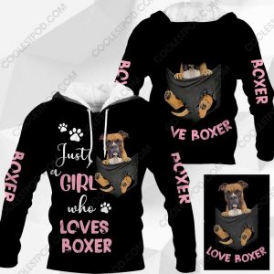 Just A Girl Who Loves Boxer In Pocket – M0402 - 211119