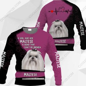 A Girl And Her Maltese A Bond That Can't Be Broken-0489-251119
