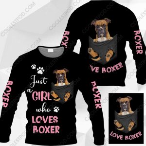 Just A Girl Who Loves Boxer In Pocket – M0402 - 211119