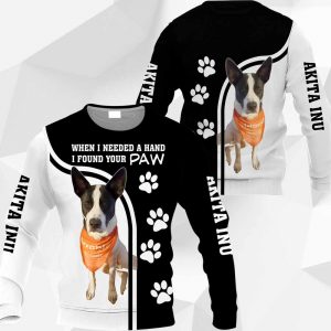 Akita Inu - When I Needed A Hand I Found Your Paw customize - M0402 - 201119