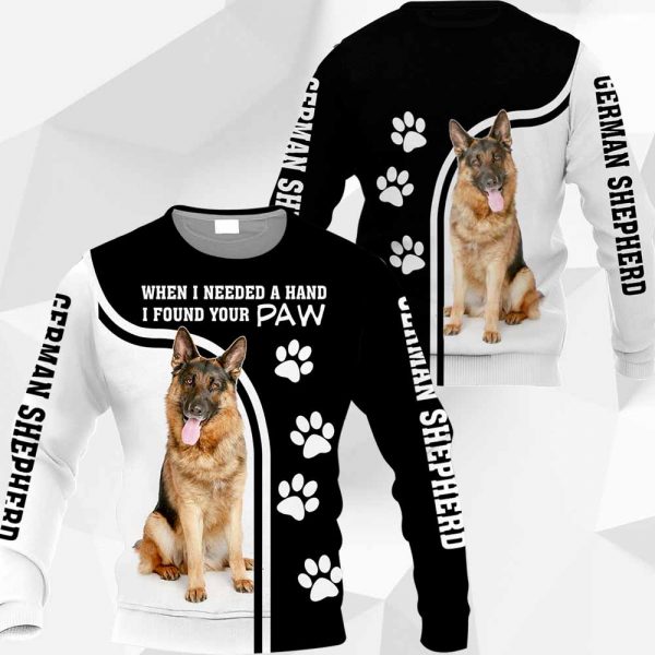 German Shepherd - When I Needed A Hand I Found Your Paw-311019