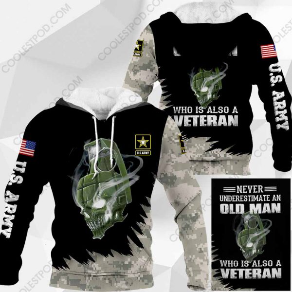 U.S. Army - Never Underestimate An Old Man -1001-291119