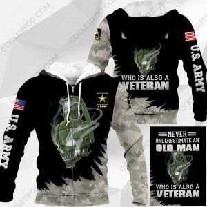 U.S. Army - Never Underestimate An Old Man -1001-291119