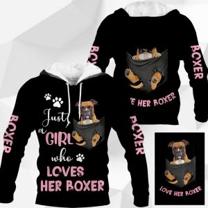 Just A Girl Who Loves Her Boxer In Pocket – M0402 - 251119