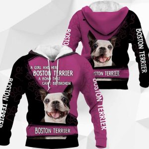 A Girl And Her Boston Terrier A Bond That Can't Be Broken-0489-201119
