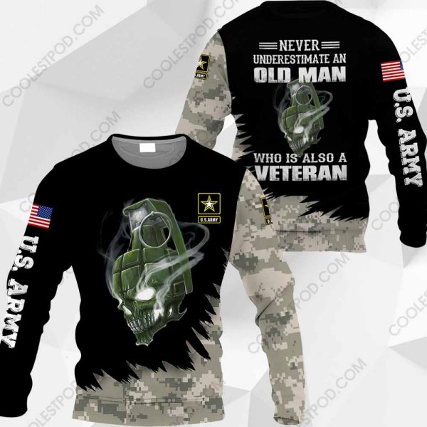 U.S. Army - Never Underestimate An Old Man -1001-291119