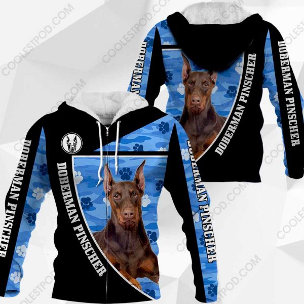 Red Doberman Pinscher All Over Printed – M0402 - 261119