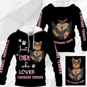 Just A Girl Who Loves Yorkshire Terriers In Pocket – M0402 - 251119