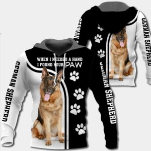 German Shepherd - When I Needed A Hand I Found Your Paw