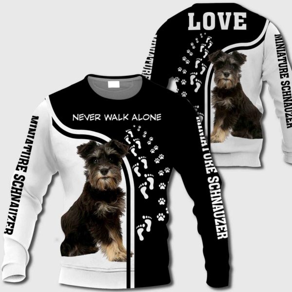 Miniature Schnauzer - Never Walk Alone