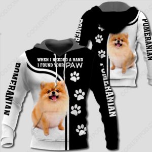 Pomeranian - When I Needed A Hand I Found Your Paw M0402