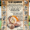 Quilt Baseball-Grandma To Grandson vr2-0489