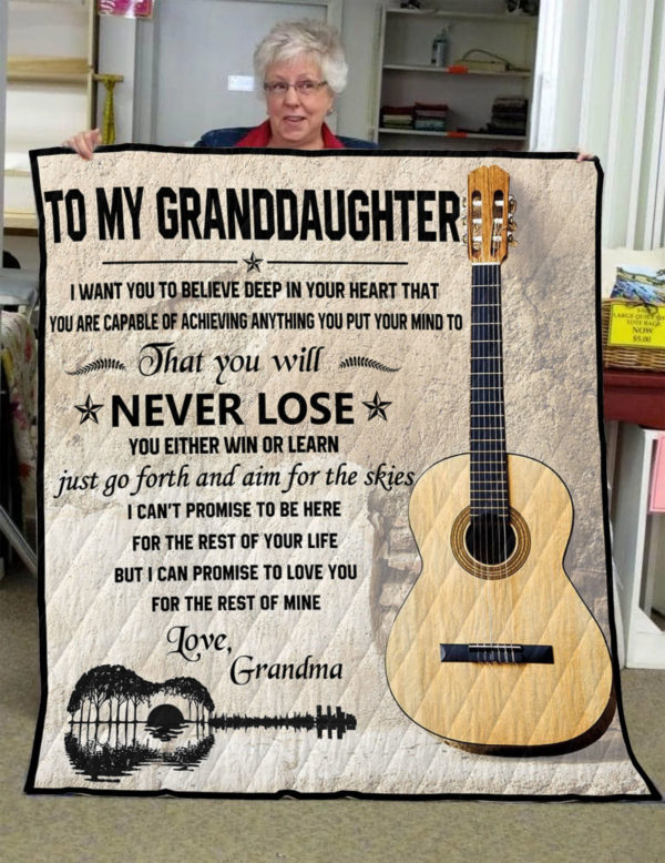 Quilt Guitar-Grandma To My Granddaughter I Want You To Believe-0489