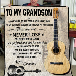 Quilt Guitar-Grandma To My Grandson I Want You To Believe-0489