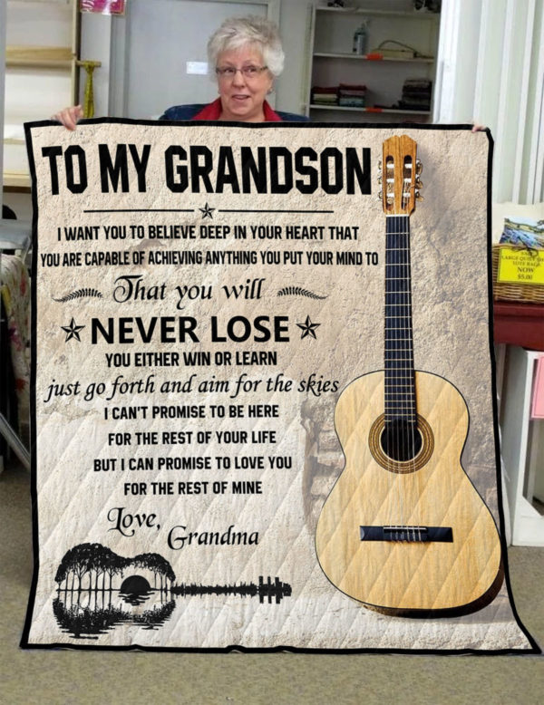 Quilt Guitar-Grandma To My Grandson I Want You To Believe-0489